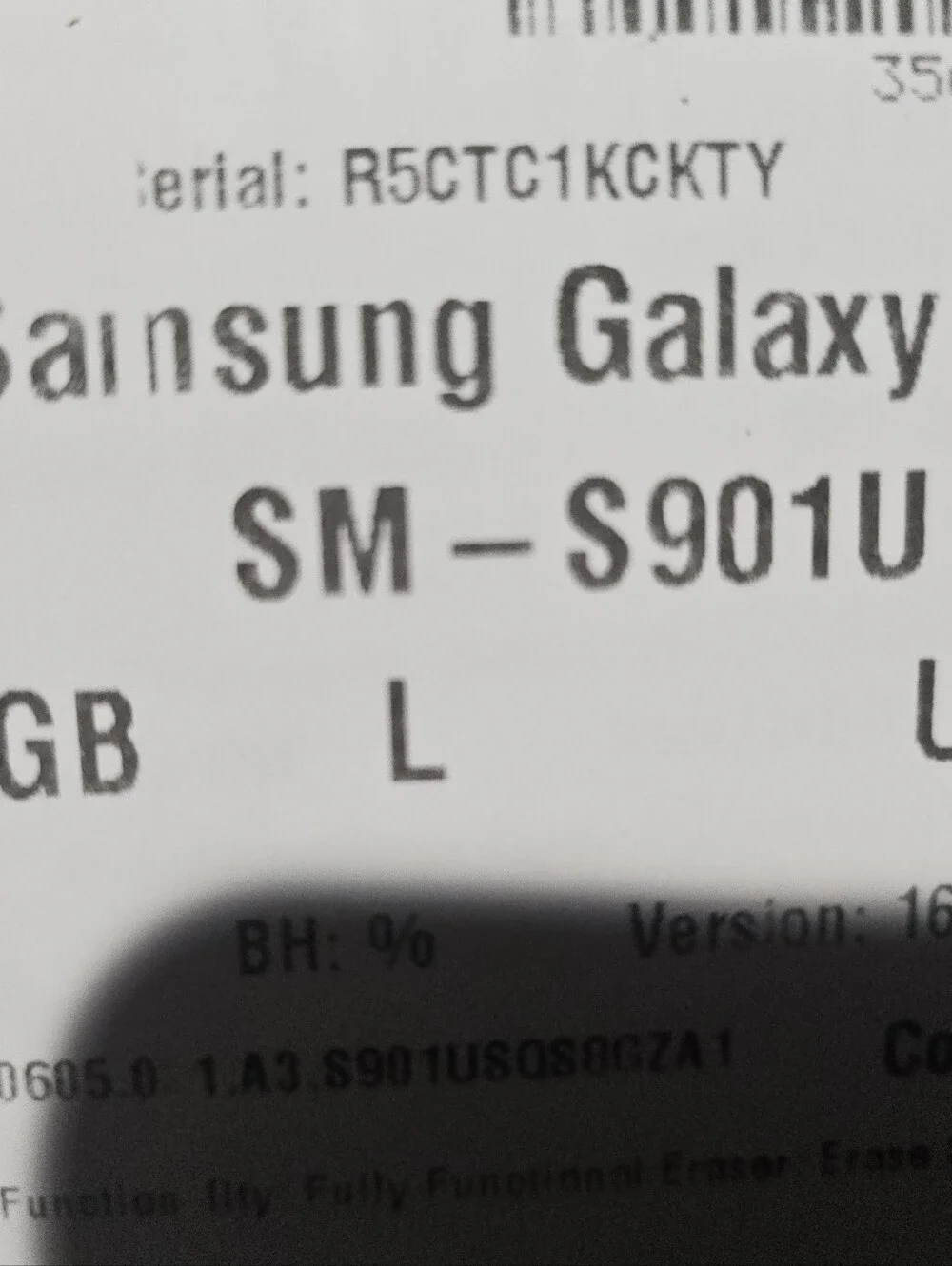 Samsung Galaxy S22 smartphone